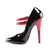 Devious - DOMINA442 Talons hauts - Chaussures de pole dance - Noir/Rouge Product image